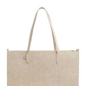 BEIS The Large Work Tote in Beige
